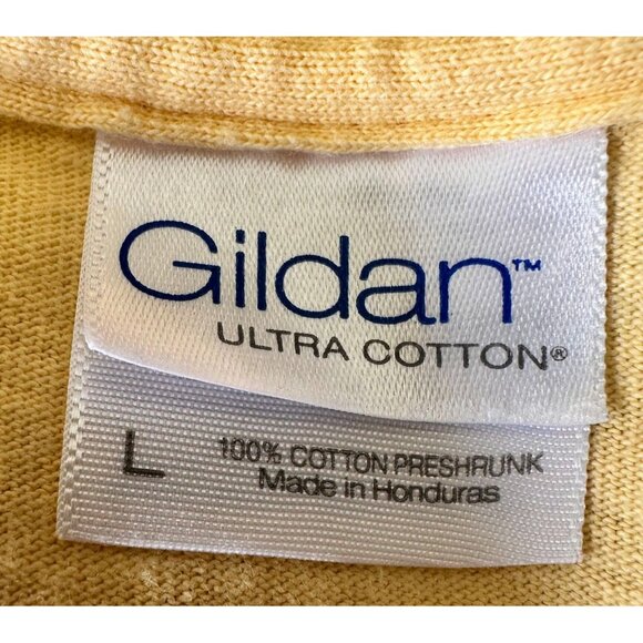 Vintage 5 O Clock Somewhere T Shirt Large Yellow Rhinestones Cocktail Parrot EUC - Picture 6 of 6